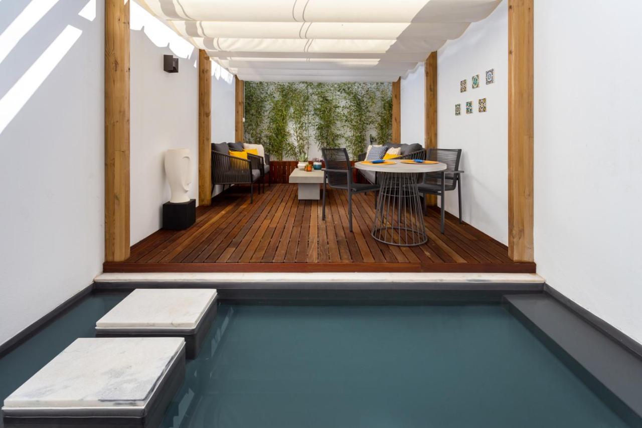 Stupendo- Two Rooms, Patio With Refreshing Pond-Center-Air Conditioning-Free Park Lisboa Exterior foto