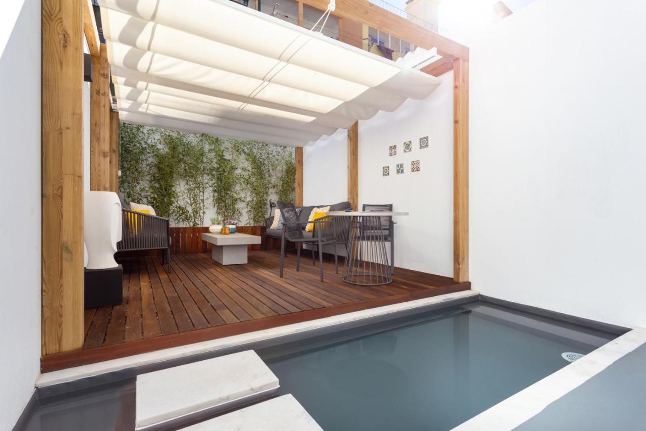 Stupendo- Two Rooms, Patio With Refreshing Pond-Center-Air Conditioning-Free Park Lisboa Exterior foto
